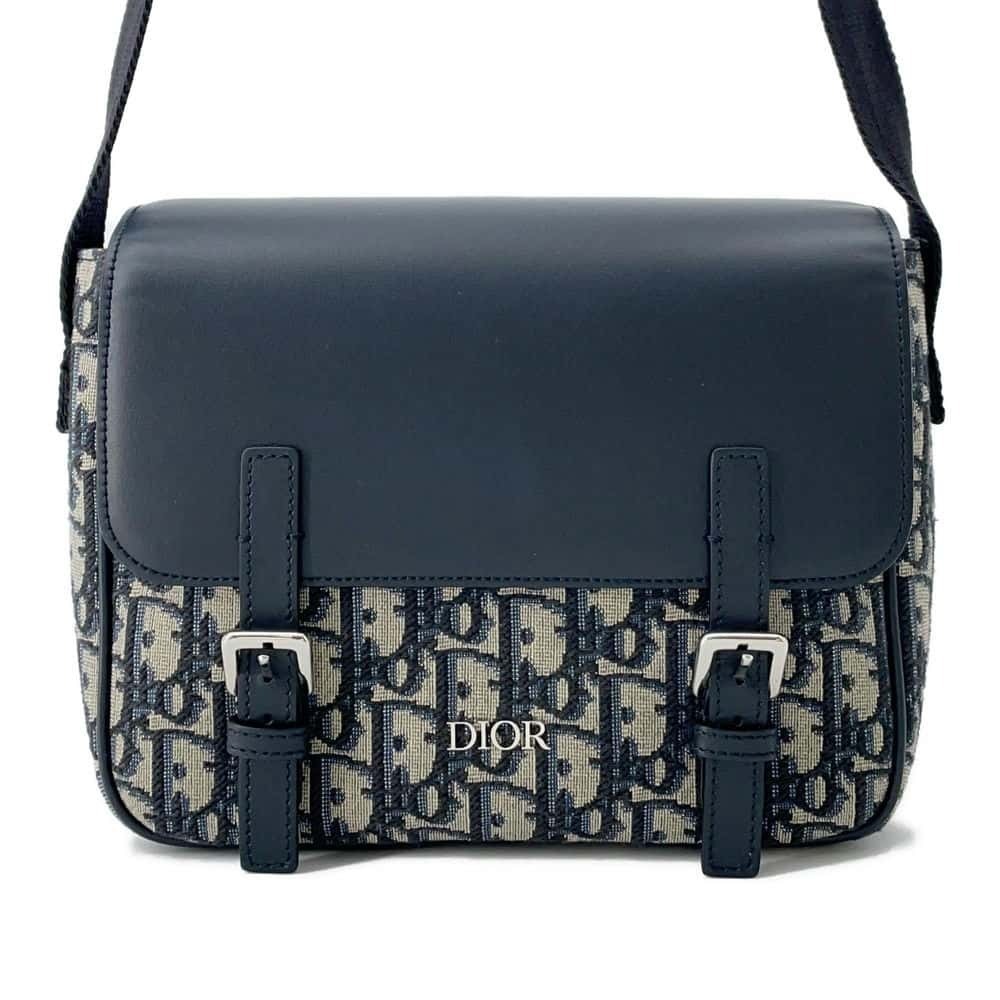 Christian Dior Messenger Bag Oblique Smooth Calfskin
